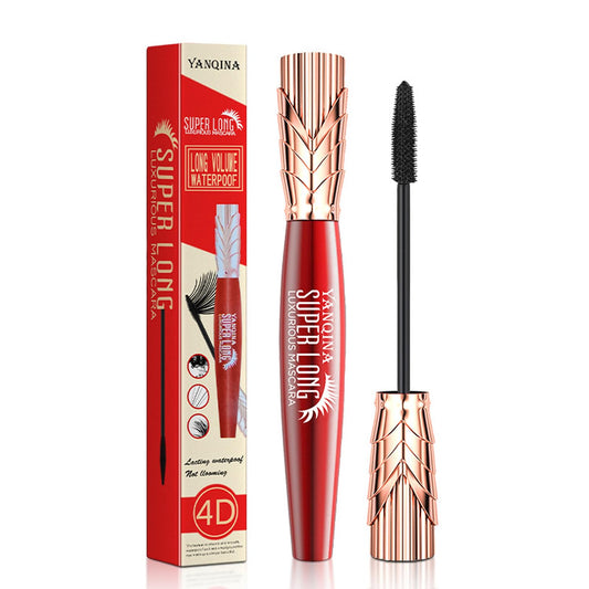 Yanquina Mascara, Yanqina Super Long Mascara, Long Luxurious Mascara, 4D Waterproof And Sweat Proof Mascara, Quick-Not Sticky Long Lasting No Clumping