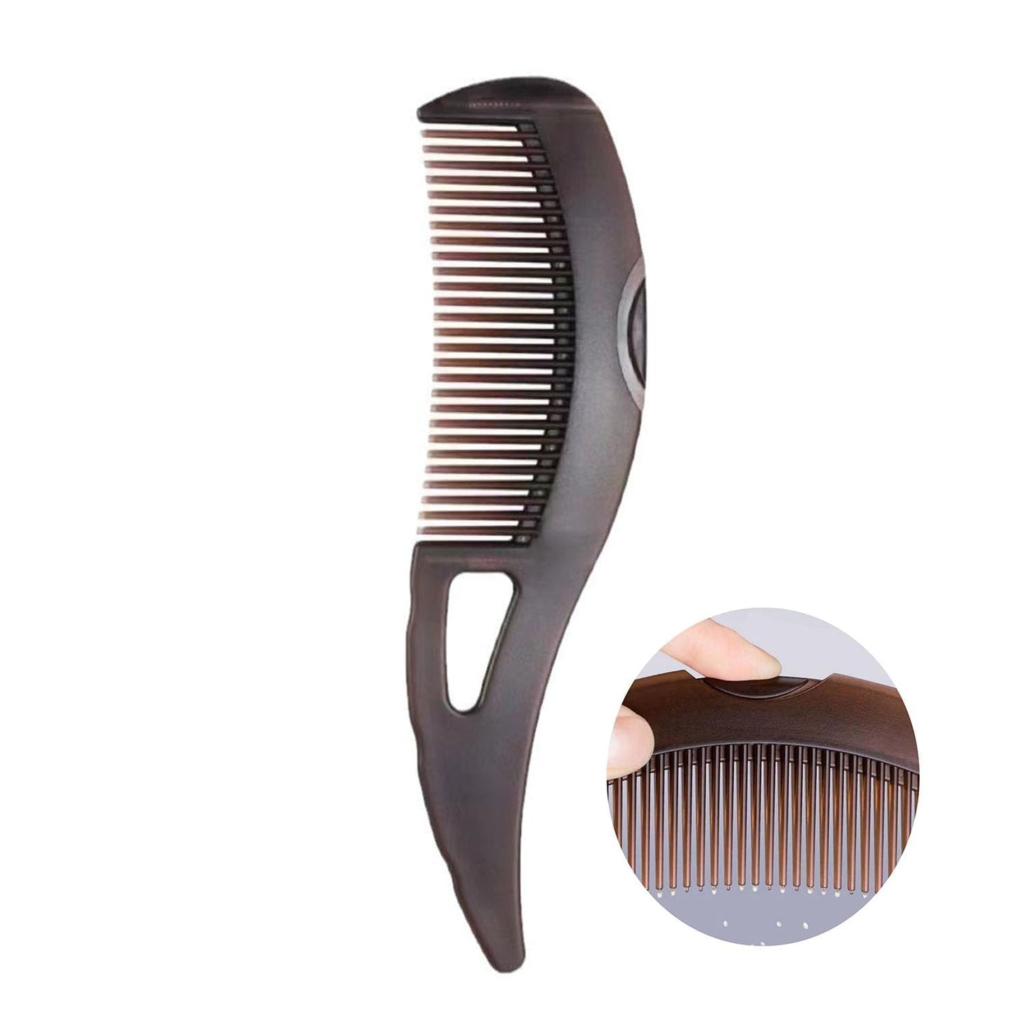 Dandruff Comb, Hollow Tooth Hairbrush for Scalp Massage/Refreshing and Dandruff/Dirt Removal, Reduce Scalp Itching/Oil, Scalp Care Comb with Skin Scraping Handle for Women Men (PP bag package)