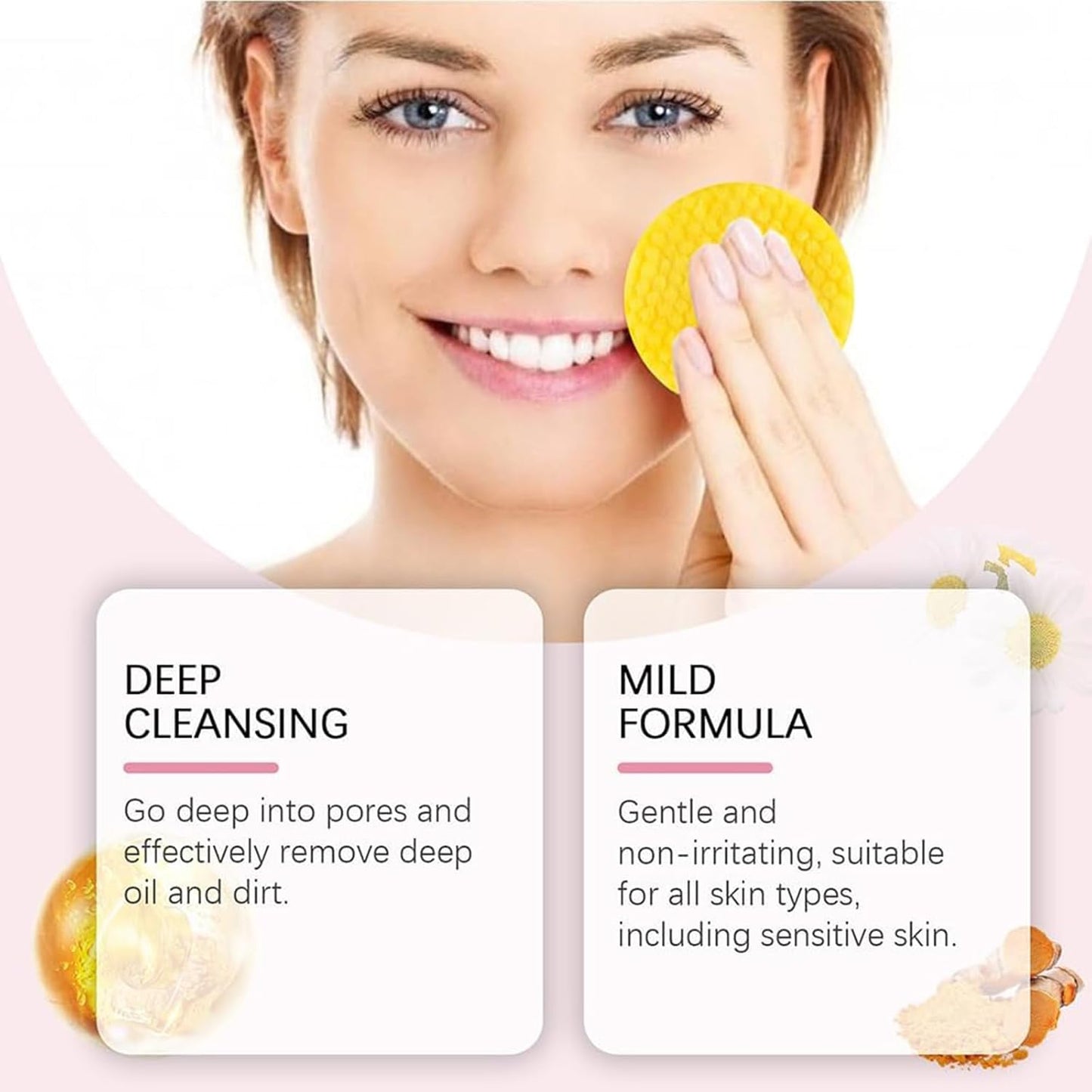 Neously Turmeric Kojic Acid Pads, Turmeric Kojic Acid Cleansing Pads, Zuthoria Turmeric Kojic Acid Cleansing Pads, Turmeric Exfoliating Face Scrub Pads, Gentle Non-irritating