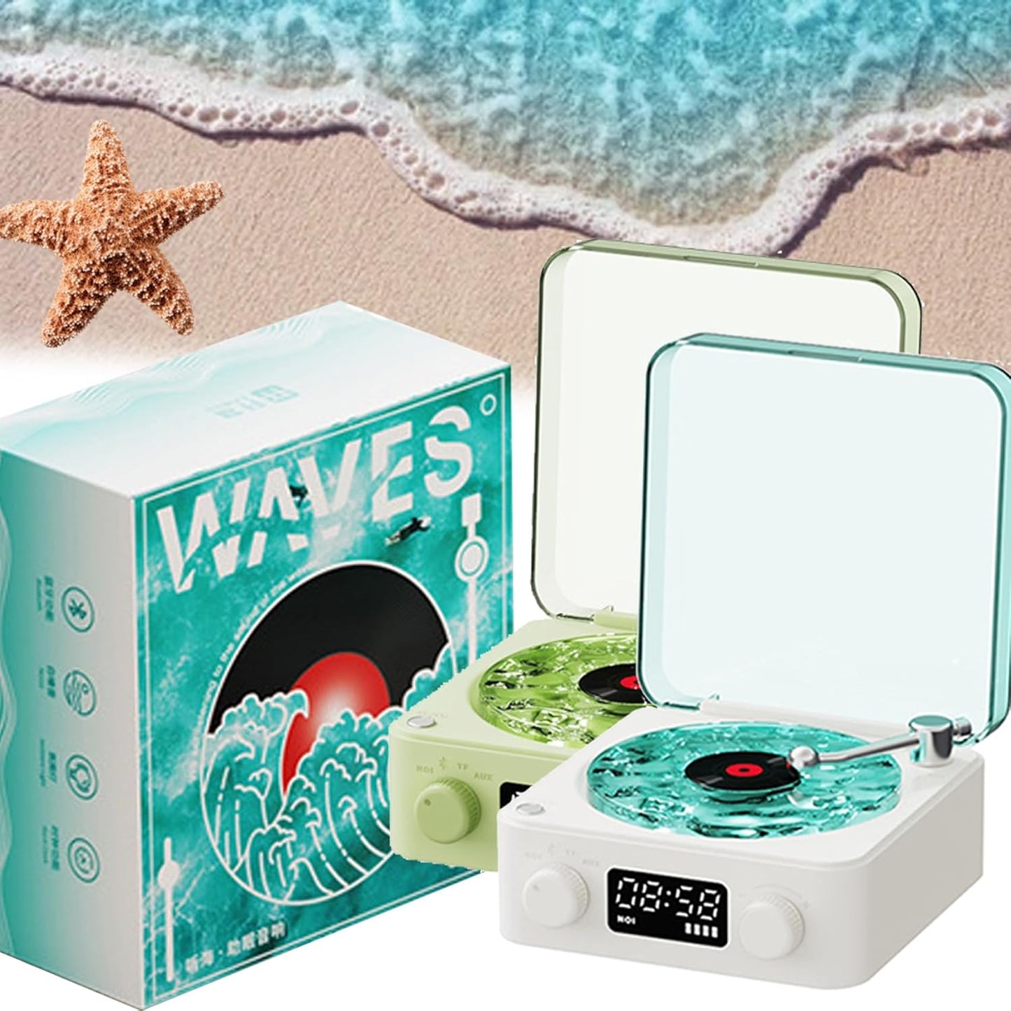 Waves Bluetooth Vinyl Player